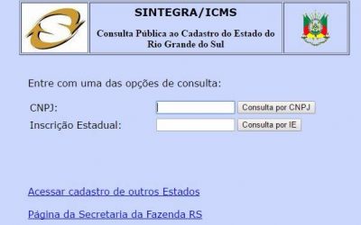 Sintegra: Como fazer consulta em SP, PR, MG, RS, ES e todas as demais UFs