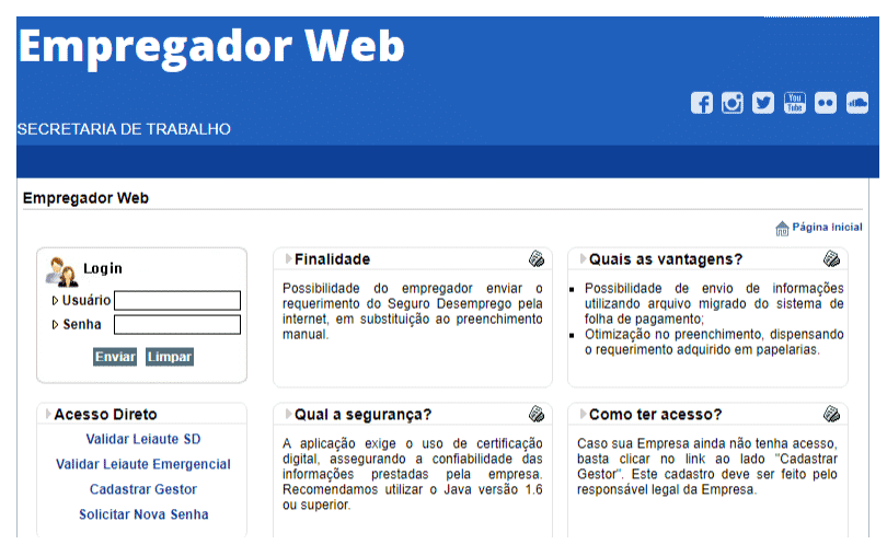 Empregador Web